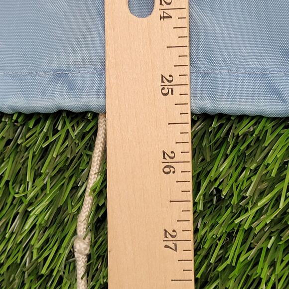 Vintage 70s Campus Jacket Medium 22x25 Blue White - Picture 6 of 13